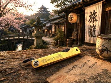 Higonokami Manico ottone SK5 Knife – Coltello giapponese
