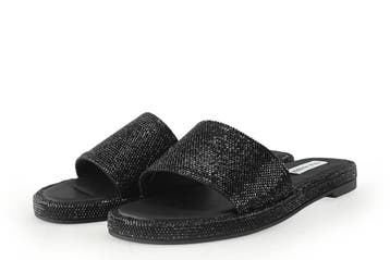 Steve Madden Muiltjes in maat 38 Zwart, Kleding | Dames, Schoenen, Verzenden, Zwart, Steve Madden, Zo goed als nieuw