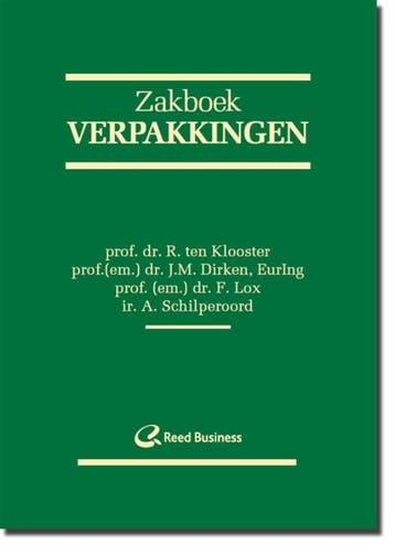 Zakboek Verpakkingen 9789062286058 R. ten Klooster, Boeken, Verzenden, Gelezen, R. ten Klooster