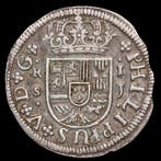 Spanje. Felipe V. 1 Reale 17211 / Ceca Sevilla J (Zonder