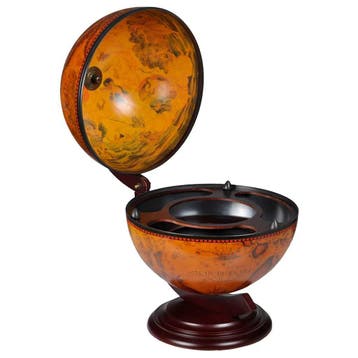 vidaXL Globebar tafelmodel eucalyptushout, Verzenden