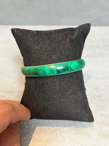 malachiet sieraad: armband in kleine maat- 38 g, Verzamelen