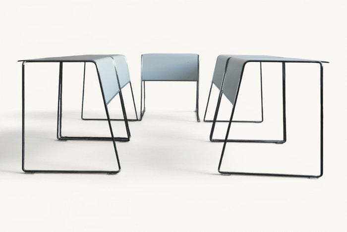 Howe - John Bollen - Tafel (5) - Tutor - Staal, compact, Antiek en Kunst, Kunst | Designobjecten