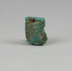 Oude Egypte, late periode Faience Amulet (Zonder