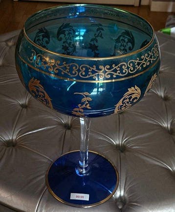 luxury big and tall centerpieces in gold (pezzi numerati) -