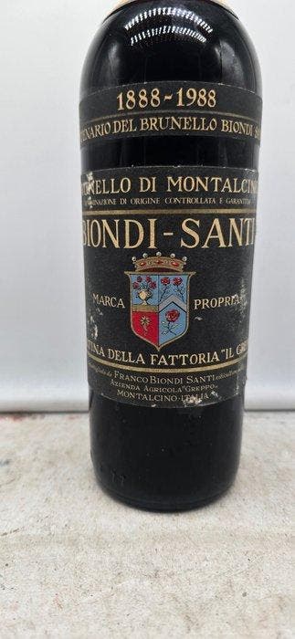 1982 Biondi Santi, Tenuta Greppo - Brunello di Montalcino, Nieuw
