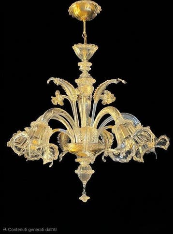 Vetreria Artistica di Murano - Lustre - Verre de Murano, Antiquités & Art