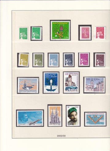 France 2003/2006 - Collection de timbres, blocs et carnets