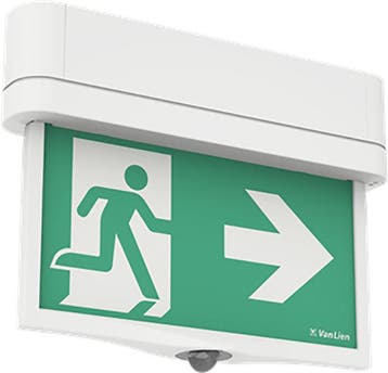 ABB VanLien Movion LED Lumière De Sortie De Secours 22M IP42, Verzenden