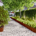 vidaXL Gazonranden 10 stuks 20x103 cm flexibel cortenstaal, Verzenden, Nieuw