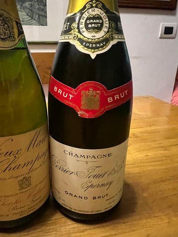 1980 Perrier-Jouët, Grand Brut / Vieux Marc de Champagne -