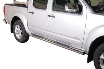 Side Bars | geschikt voor Nissan | Navara Double Cab 10-17 4, Verzenden