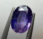 1 pcs Violet Saphir - 1.38 ct - GRS (Laboratoire Gem, Handtassen en Accessoires, Edelstenen, Nieuw