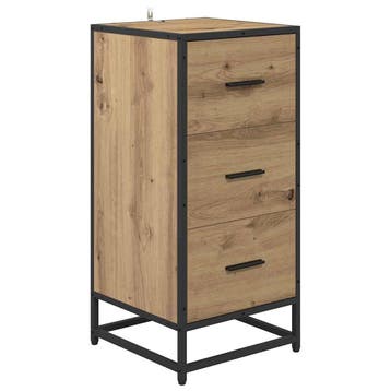 Dressoir compact | Retour deal | Nu -54% knaller, Huis en Inrichting, Minder dan 50 cm, Gebruikt, Verzenden, Metaal