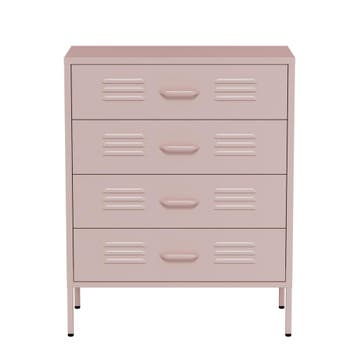 Lendo Online Commode 80x40x100 cm Métal Rose, Nieuw