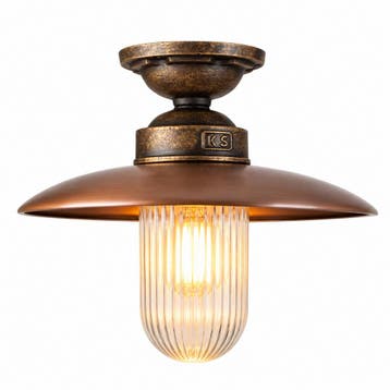 Stal- & Boerderijlampen Mayenne Plafondlamp Brons/Koper, Verzenden, Nieuw