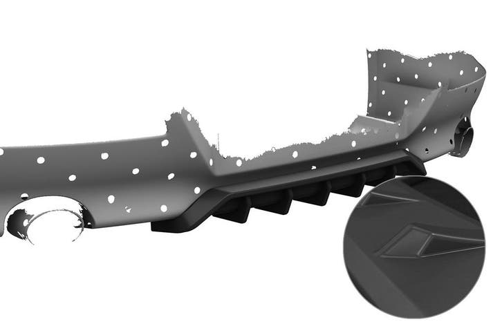Achterskirt voor BMW 6 Serie E63 / E64 Coupé en Cabrio HA487, Auto-onderdelen, Carrosserie, Nieuw, Verzenden