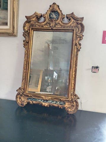 Miroir mural - Bois, Antiquités & Art