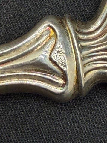 Kaptafelset (5) - Zilver - Fijn, in zilver 800, Antiek en Kunst