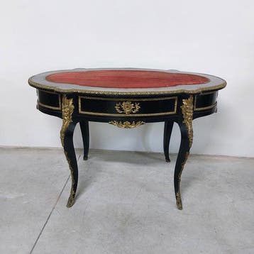 Tafel - Schrijftafel / salontafel - Hout, Ormolu, Antiek en Kunst