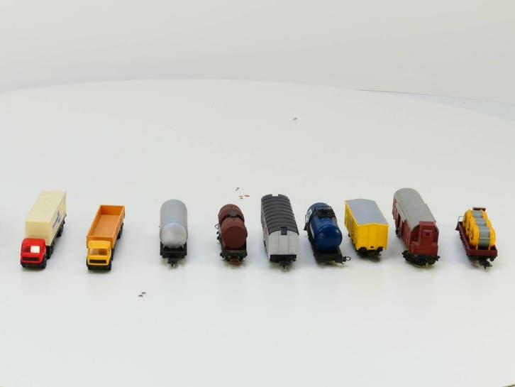 Schaal H0 Lima 600801 Truck en trailer - Lima 600802 Truc..., Hobby & Loisirs créatifs, Trains miniatures | HO, Enlèvement ou Envoi