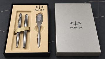 Parker - Sonnet Flighter CT Stainless Steel - Parure(x2) &, Nieuw
