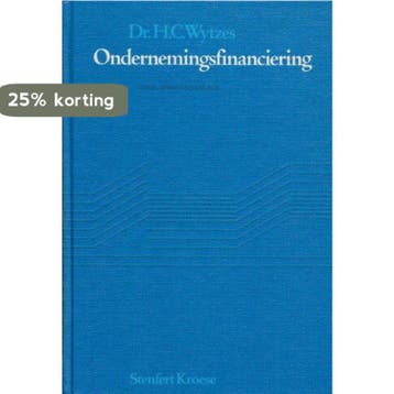 ONDERNEMINGSFINANCIERING 4E DR 9789020713879 WYTZES, Verzenden, WYTZES