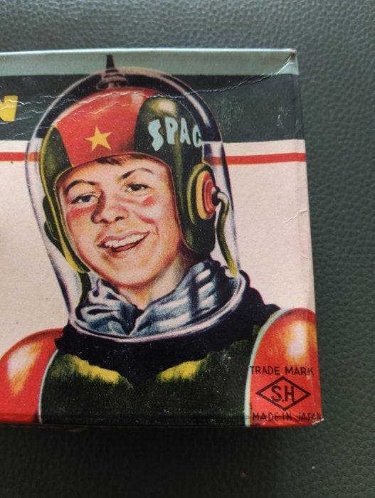 Horikawa - Blikken speelgoed - Lucky Tommy Gun - 1950-1960 -, Antiek en Kunst, Antiek | Speelgoed