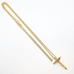 Collier avec pendentif - 18 carats Or jaune