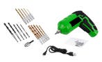 Set van schroef- en boormachine op USB plus accessoires, Verzenden, Nieuw
