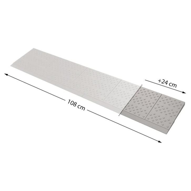 Verbredingsset 24 cm voor modulaire drempelhulp 1 laags, Diversen, Verpleegmiddelen, Ophalen of Verzenden