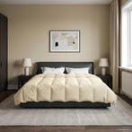 vidaXL Winter Duvet Gekwilt Crème 220 x 260 cm Microvezel, Maison & Meubles, Chambre à coucher | Linge de lit, Verzenden