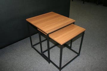 Tables gigognes - buisframe - Deux tables d’appoint