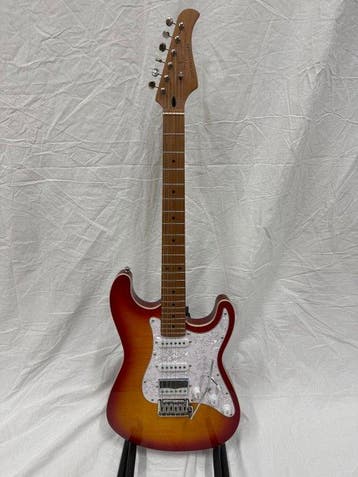 Lintage Guitars - Super Strat - STY-01-SB - Flamed Top, Nieuw