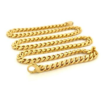 Vieri - Halsketting - Solid Link - 93.4 g - 18 karaat Geel