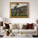 René Sautin (1881-1968) - Chaumière à Pont-Audemer