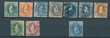 Zwitserland 1882/1907 - Gestempelde verzameling postzegels, Postzegels en Munten, Postzegels | Europa | België, Gestempeld