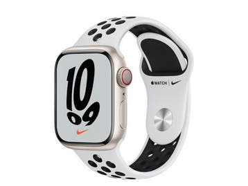 Apple Watch Nike Series 7 Aluminium 41 mm (2021) - GPS +, Bijoux, Sacs & Beauté, Verzenden