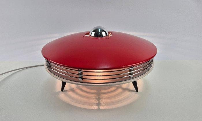 Louis Kalff - Lamp - Itho kachel omgebouwd naar Ufo lamp, Antiek en Kunst, Antiek | Meubels | Stoelen en Sofa's