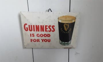 Guinness - Reclamebord - Glascoide