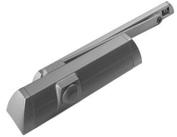 Deurdranger Dorma TS 90-Impulse met glijarm zilvergrijs, Klink of Kruk