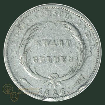 Indes orientales néerlandaises. Willem I, Willem III. 1/4