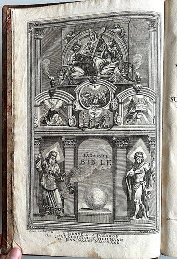 La Sainte Bible du Vieux et du Nouveau Testament - 1746