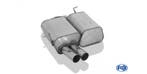 FOX BMW E46 316Ti/ 318Ti/ 325Ti einddemper - 2x80 type 10, Verzenden, Nieuw