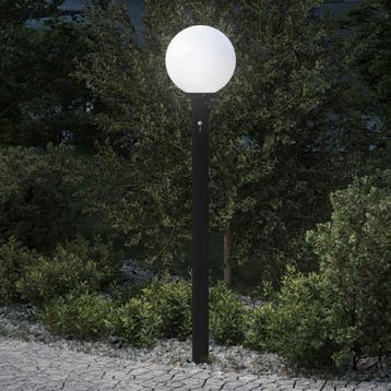 vidaXL Bolderverlichting met sensor 120 cm zwart IP44, Verzenden