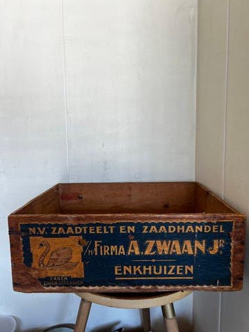 Doos (2) - Hout - Twee authentieke Nederlan, Antiek en Kunst