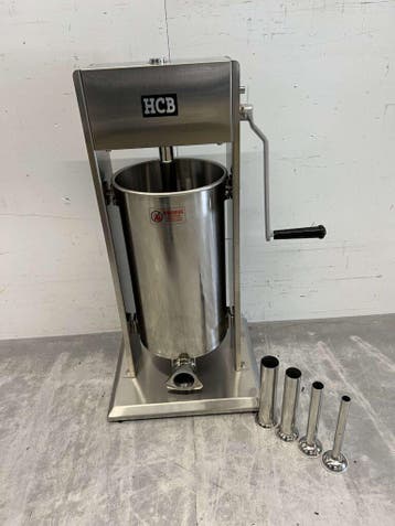 RVS Verticale vulbus stopbus worstvuller 15 liter Horeca, Zakelijke goederen, Horeca | Keukenapparatuur, Ophalen of Verzenden