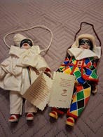 Capodimonte - Poppenhuis Pulcinella e Arlecchino - 1960-1970, Antiek en Kunst