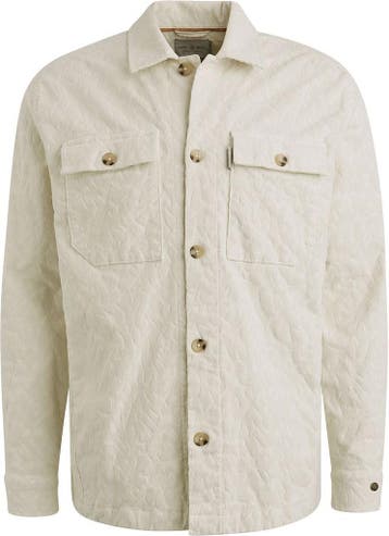 Cast Iron Overshirt Corduroy Ecru maat Maat 52/54 (L) Heren, Kleding | Heren, Maat 52/54 (L), Verzenden, Wit, Nieuw