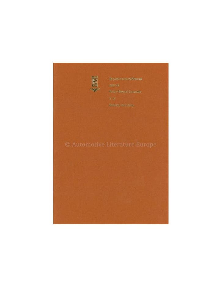 1974 ROLLS ROYCE CORNICHE INSTRUCTIEBOEKJE SUPPLEMENT, Autos : Divers, Modes d'emploi & Notices d'utilisation